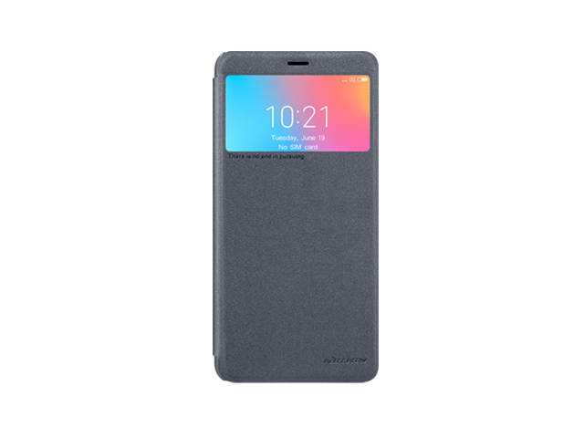 Чехол Nillkin Sparkle Leather Case для Xiaomi Redmi 6 (темно-серый, винилискожа)