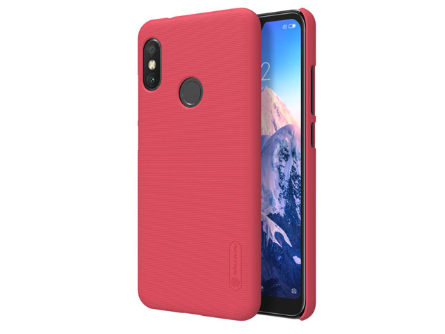 Чехол Nillkin Hard case для Xiaomi Redmi 6 pro (красный, пластиковый)