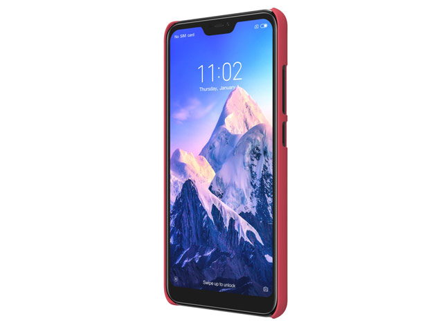 Чехол Nillkin Hard case для Xiaomi Redmi 6 pro (красный, пластиковый)