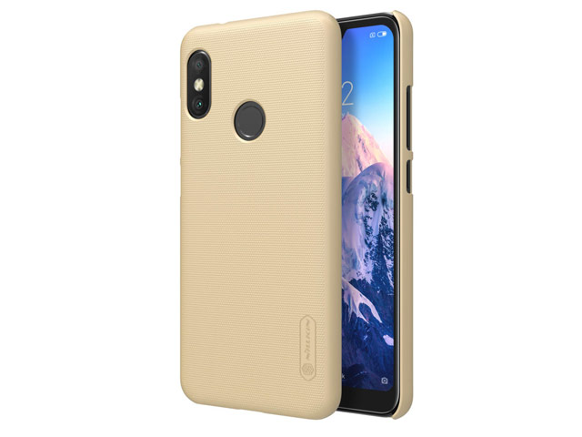 Чехол Nillkin Hard case для Xiaomi Redmi 6 pro (золотистый, пластиковый)