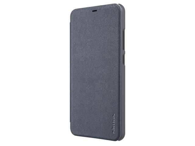 Чехол Nillkin Sparkle Leather Case для Xiaomi Redmi 6 pro (темно-серый, винилискожа)