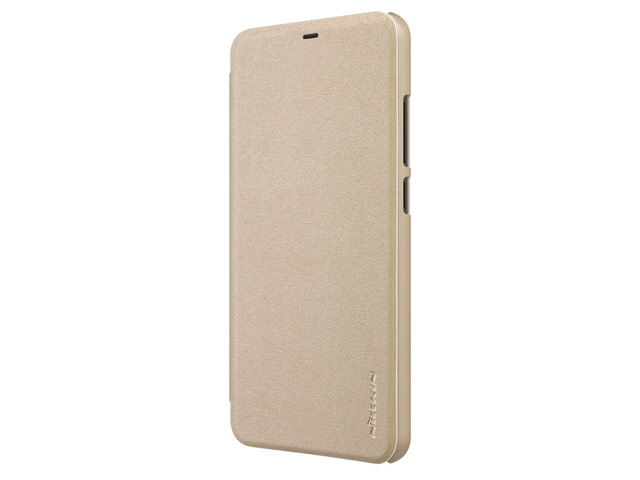 Чехол Nillkin Sparkle Leather Case для Xiaomi Redmi 6 pro (золотистый, винилискожа)