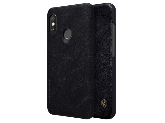 Чехол Nillkin Qin leather case для Xiaomi Redmi 6 pro (черный, кожаный)
