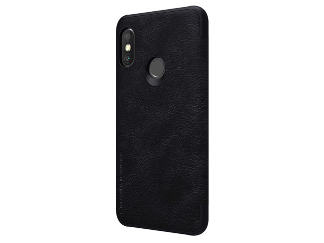 Чехол Nillkin Qin leather case для Xiaomi Redmi 6 pro (черный, кожаный)