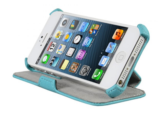 Чехол Kuboq J/Book Case для Apple iPhone 5 (зеленый, кожанный)