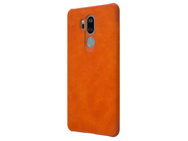 Чехол Nillkin Qin leather case для LG G7 ThinQ (коричневый, кожаный)