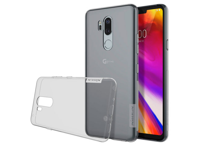 Чехол Nillkin Nature case для LG G7 ThinQ (серый, гелевый)