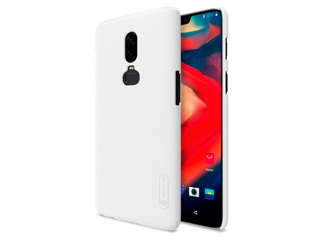 Чехол Nillkin Hard case для OnePlus 6 (белый, пластиковый)