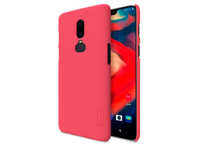 Чехол Nillkin Hard case для OnePlus 6 (красный, пластиковый)