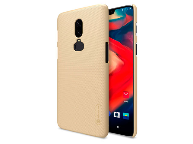 Чехол Nillkin Hard case для OnePlus 6 (золотистый, пластиковый)