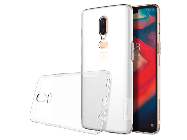 Чехол Nillkin Nature case для OnePlus 6 (прозрачный, гелевый)