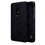 Чехол Nillkin Qin leather case для OnePlus 6 (черный, кожаный)