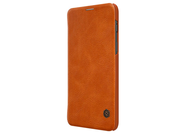 Чехол Nillkin Qin leather case для OnePlus 6 (коричневый, кожаный)