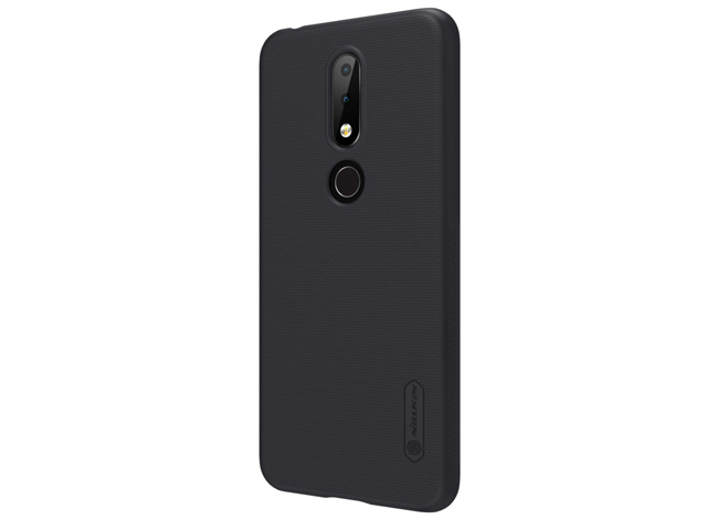 Чехол Nillkin Hard case для Nokia X6 (черный, пластиковый)