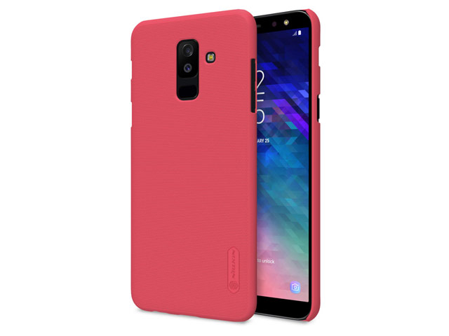 Чехол Nillkin Hard case для Samsung Galaxy A6 plus 2018 (красный, пластиковый)