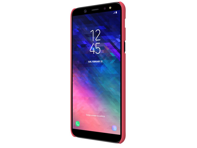 Чехол Nillkin Hard case для Samsung Galaxy A6 plus 2018 (красный, пластиковый)