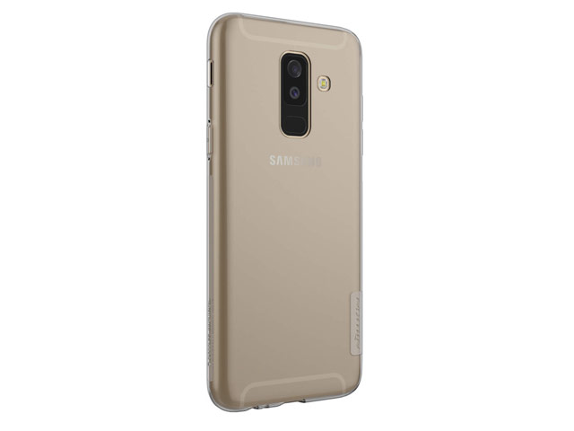 Чехол Nillkin Nature case для Samsung Galaxy A6 plus 2018 (серый, гелевый)