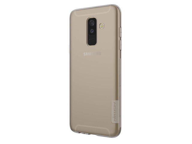 Чехол Nillkin Nature case для Samsung Galaxy A6 plus 2018 (серый, гелевый)