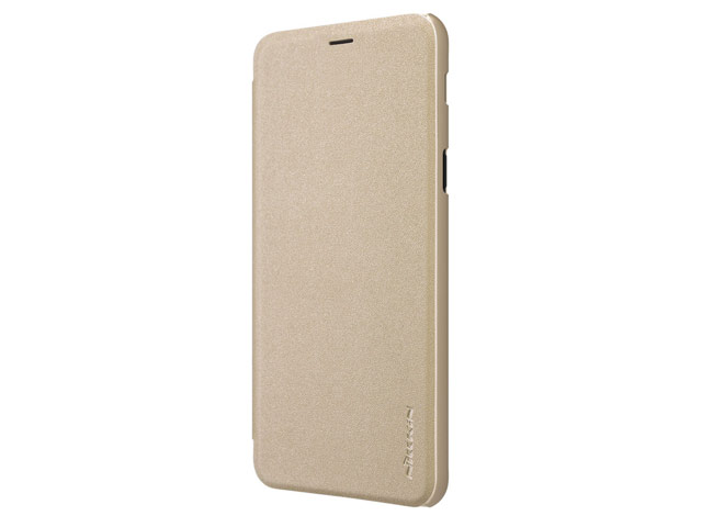 Чехол Nillkin Sparkle Leather Case для Samsung Galaxy A6 2018 (золотистый, винилискожа)