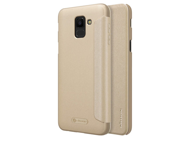 Чехол Nillkin Sparkle Leather Case для Samsung Galaxy J6 (золотистый, винилискожа)