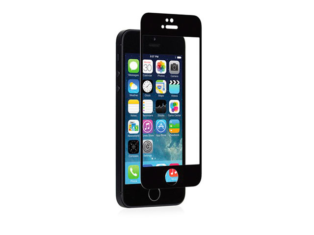 Защитная пленка GGS Tempered Glass для Apple iPhone 5 (черная, стеклянная)