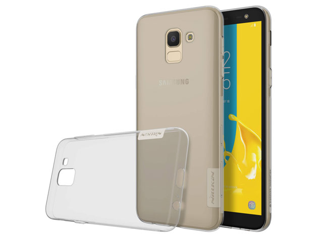 Чехол Nillkin Nature case для Samsung Galaxy J6 (серый, гелевый)