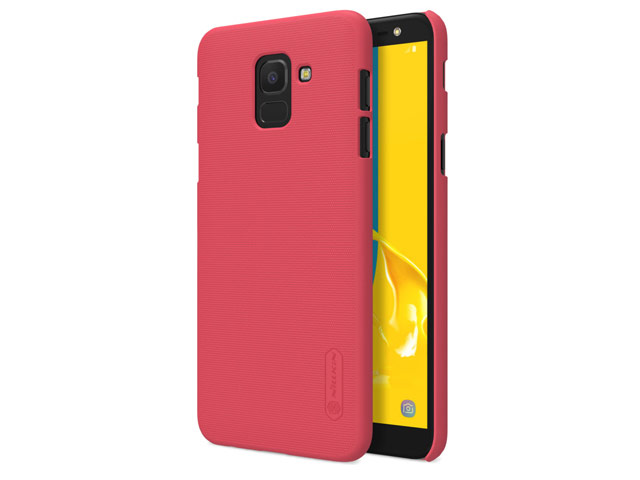 Чехол Nillkin Hard case для Samsung Galaxy J6 (красный, пластиковый)