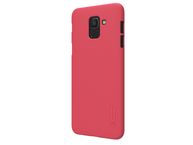 Чехол Nillkin Hard case для Samsung Galaxy J6 (красный, пластиковый)