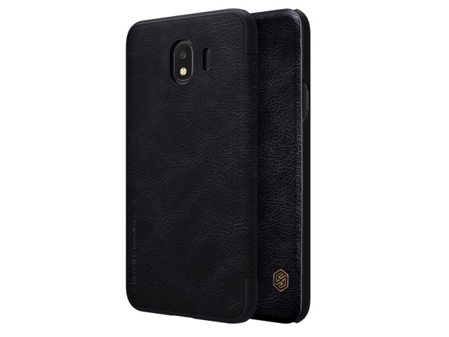 Чехол Nillkin Qin leather case для Samsung Galaxy J4 (черный, кожаный)
