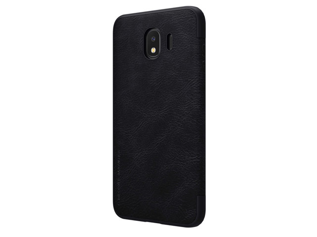 Чехол Nillkin Qin leather case для Samsung Galaxy J4 (черный, кожаный)