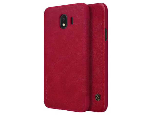 Чехол Nillkin Qin leather case для Samsung Galaxy J4 (красный, кожаный)