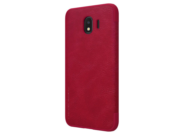 Чехол Nillkin Qin leather case для Samsung Galaxy J4 (красный, кожаный)