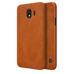 Чехол Nillkin Qin leather case для Samsung Galaxy J4 (коричневый, кожаный)