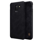 Чехол Nillkin Qin leather case для Samsung Galaxy J6 (черный, кожаный)