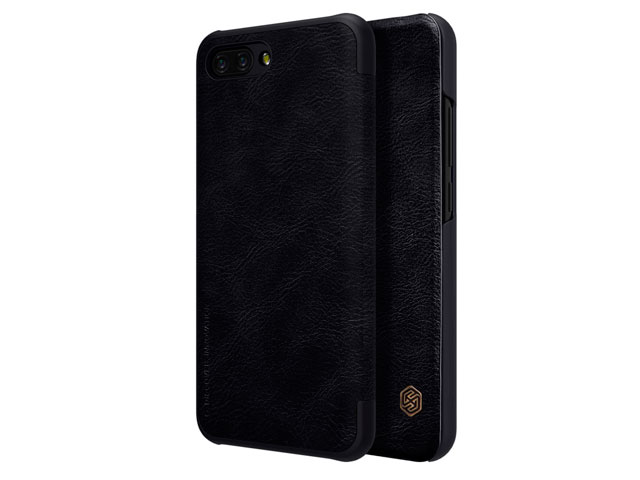 Чехол Nillkin Qin leather case для Huawei Honor 10 (черный, кожаный)