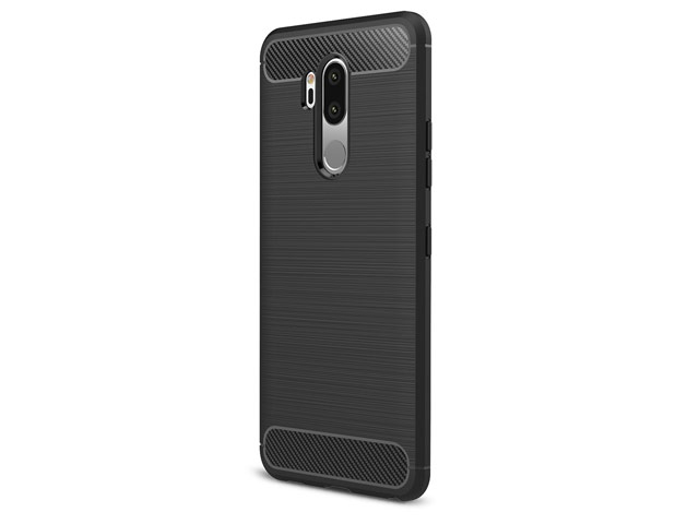 Чехол Yotrix Rugged Armor для LG G7 ThinQ (черный, гелевый)