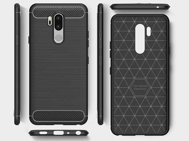 Чехол Yotrix Rugged Armor для LG G7 ThinQ (черный, гелевый)