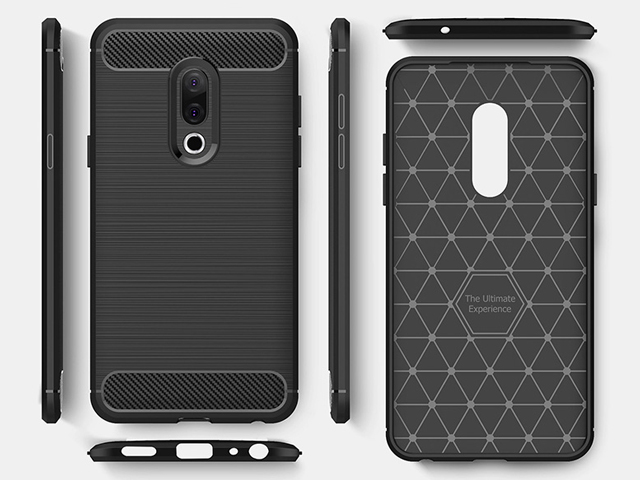 Чехол Yotrix Rugged Armor для Meizu 15 (черный, гелевый)