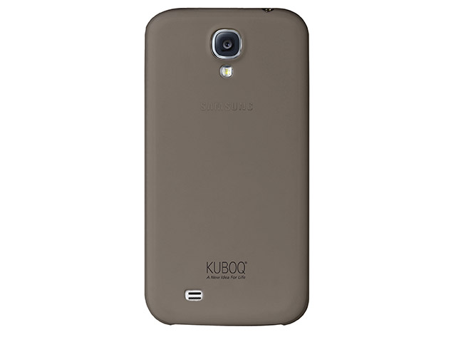 Чехол Kuboq Ultra Thin Light Series для Samsung Galaxy S4 i9500 (серый полупрозрачный, гелевый)