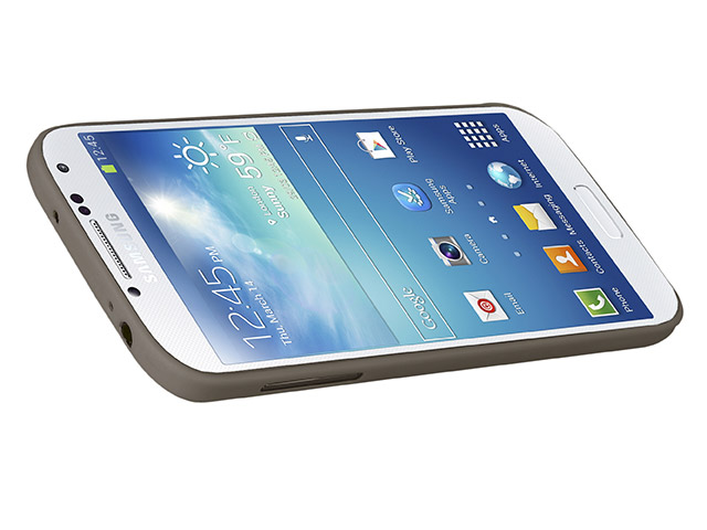 Чехол Kuboq Ultra Thin Light Series для Samsung Galaxy S4 i9500 (серый полупрозрачный, гелевый)