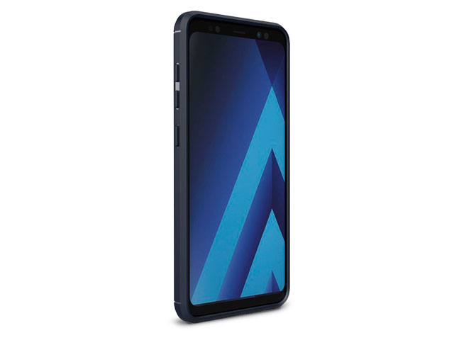 Чехол Yotrix Rugged Armor для Samsung Galaxy A6 2018 (синий, гелевый)