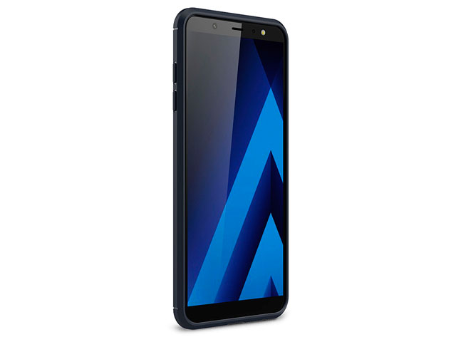 Чехол Yotrix Rugged Armor для Samsung Galaxy A6 plus 2018 (синий, гелевый)