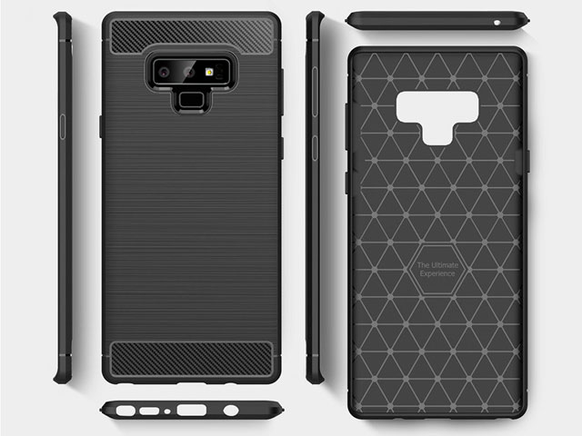 Чехол Yotrix Rugged Armor для Samsung Galaxy Note 9 (черный, гелевый)