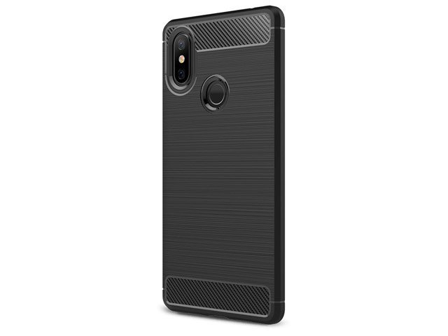 Чехол Yotrix Rugged Armor для Xiaomi Mi 8 SE (черный, гелевый)