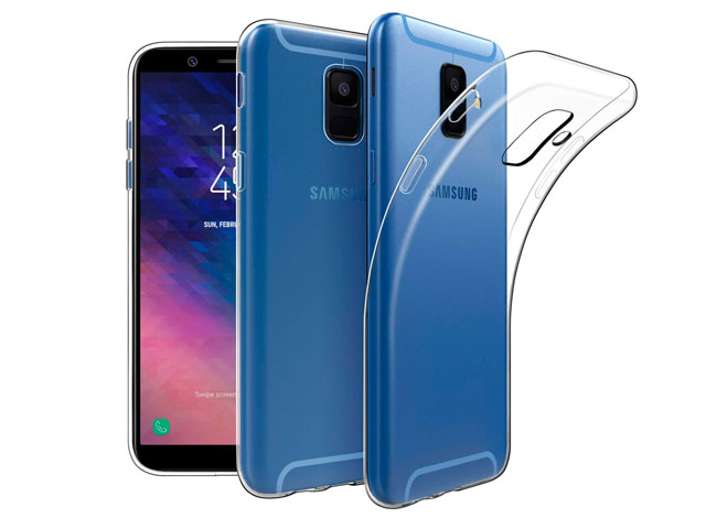 Чехол Yotrix UltrathinCase для Samsung Galaxy A6 2018 (прозрачный, гелевый)
