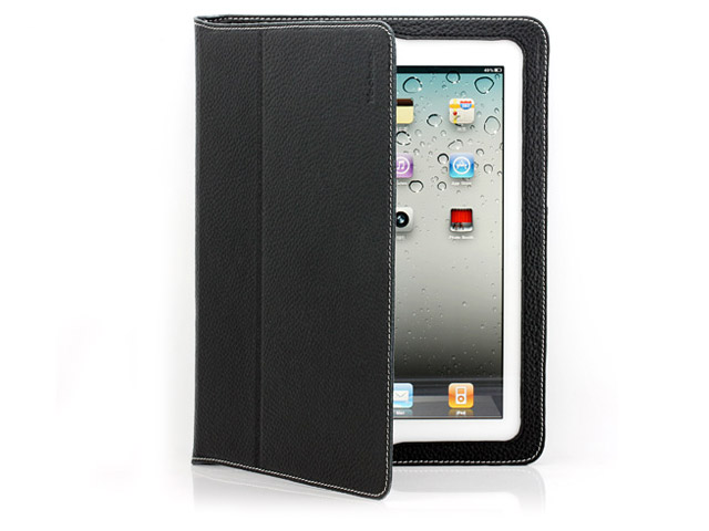 Чехол YooBao Leather case для Apple iPad 2 (кожаный, черный)