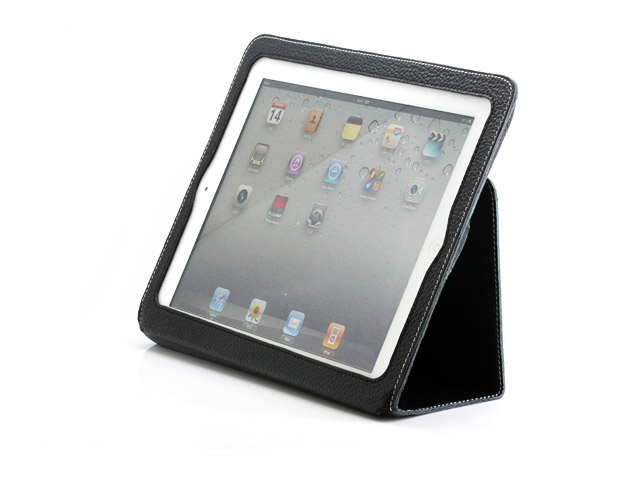 Чехол YooBao Leather case для Apple iPad 2 (кожаный, черный)