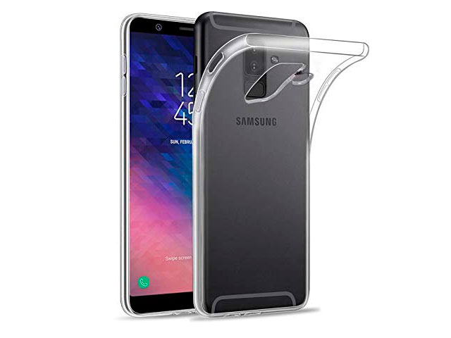 Чехол Yotrix UltrathinCase для Samsung Galaxy A6 plus 2018 (прозрачный, гелевый)