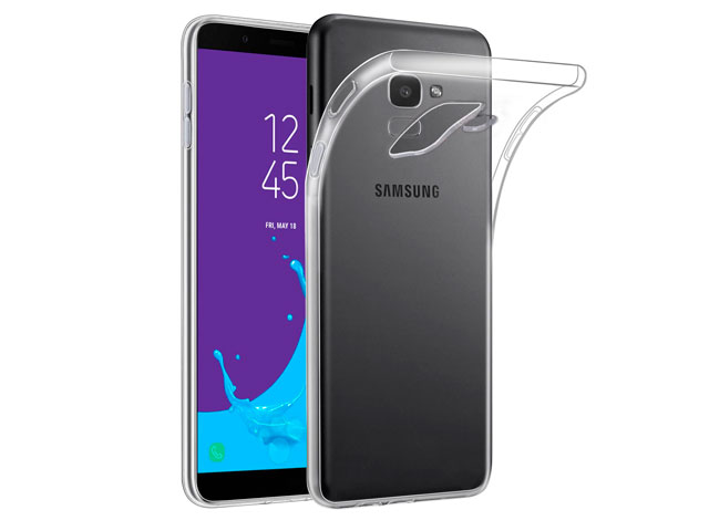 Чехол Yotrix UltrathinCase для Samsung Galaxy J6 (прозрачный, гелевый)