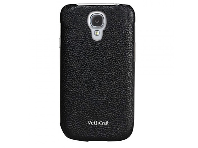 Чехол Vetti Craft Snap Cover Case для Samsung Galaxy S4 i9500 (черный, кожанный)